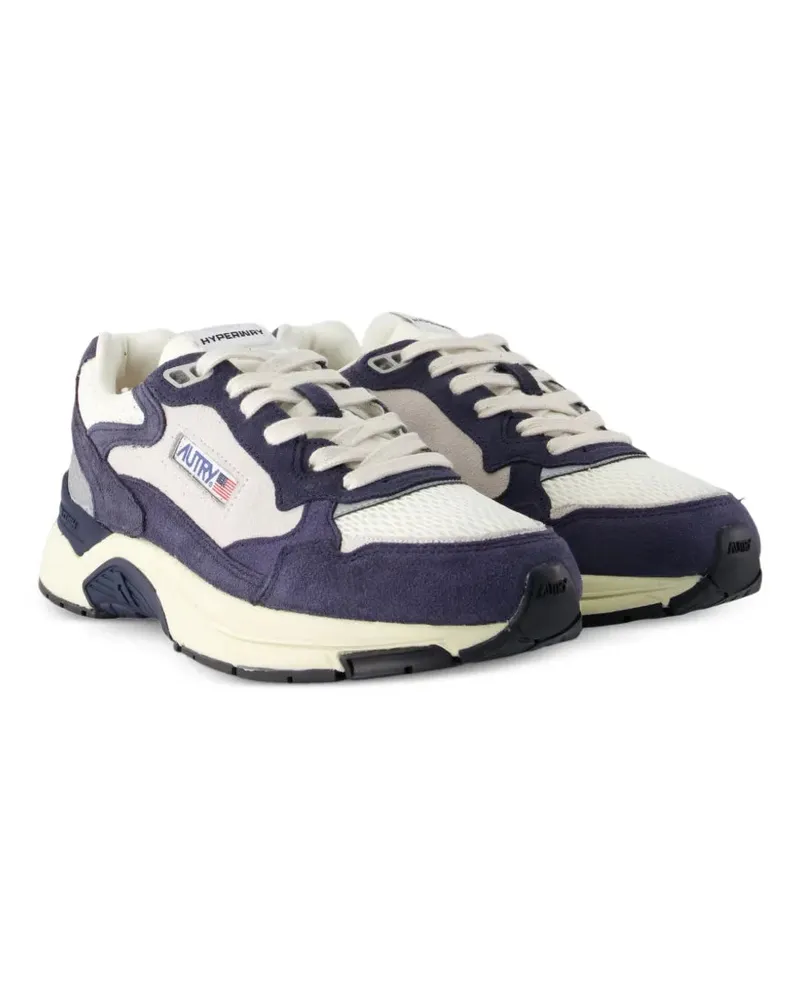 AUTRY Men's Hyperway Low-Top Round-Toe Sneakers Ss26 M Navy