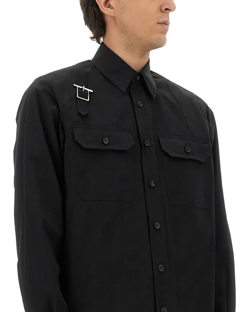 Alexander McQueen Jacket-Shirt — Black Black