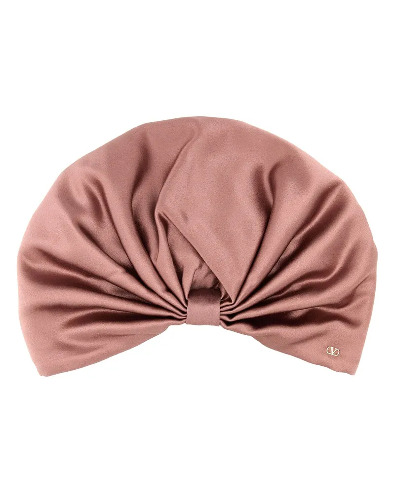 Valentino Garavani Landphardoro Cappelli E Fasce Per Capelli Hat Rose