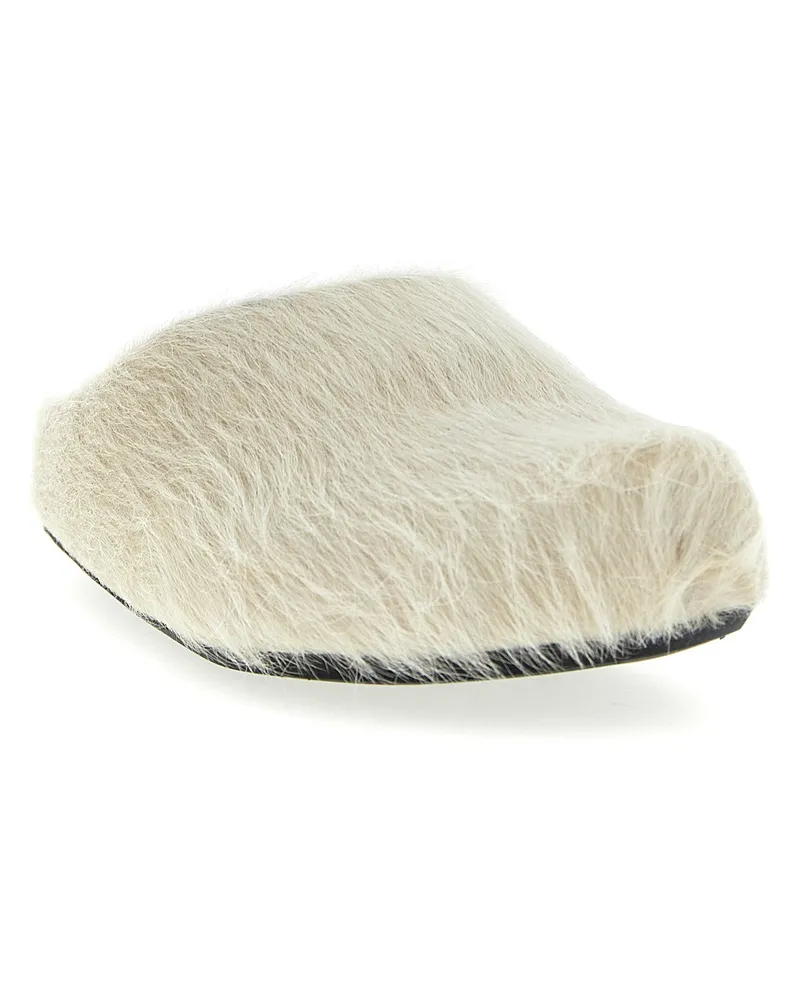 Marni Fussbett Slipper — Cream Cream