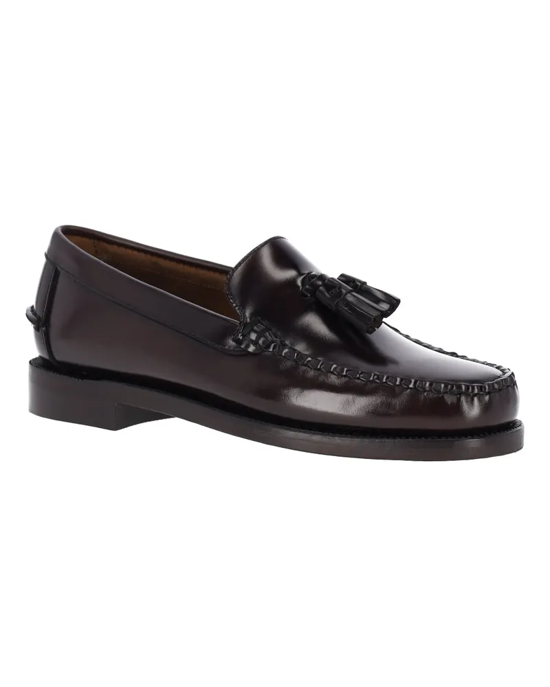 Sebago Men's Flat Shoes Brown Leather Brown
