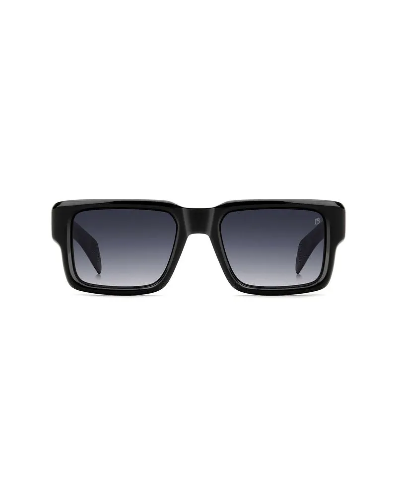 David Beckham Men's Sunglasses Black Acetate Black