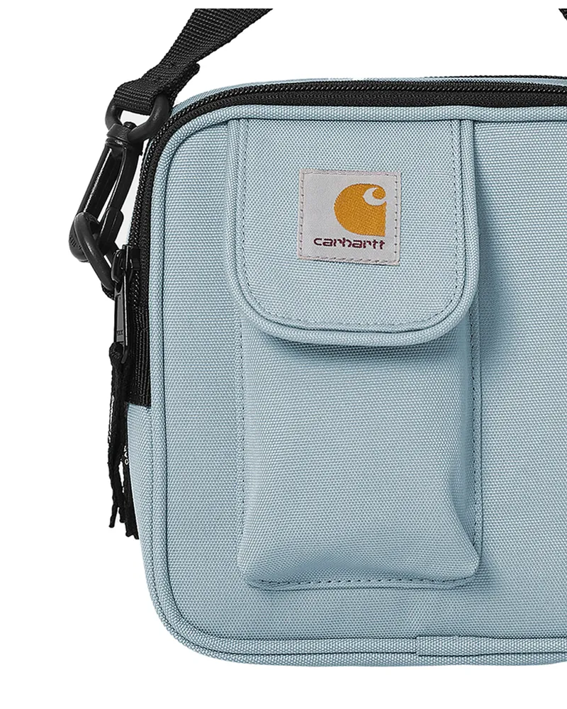 Carhartt WIP Unisex Shoulder Bag Essentials Blue Recycled Polyester Canvas Blue