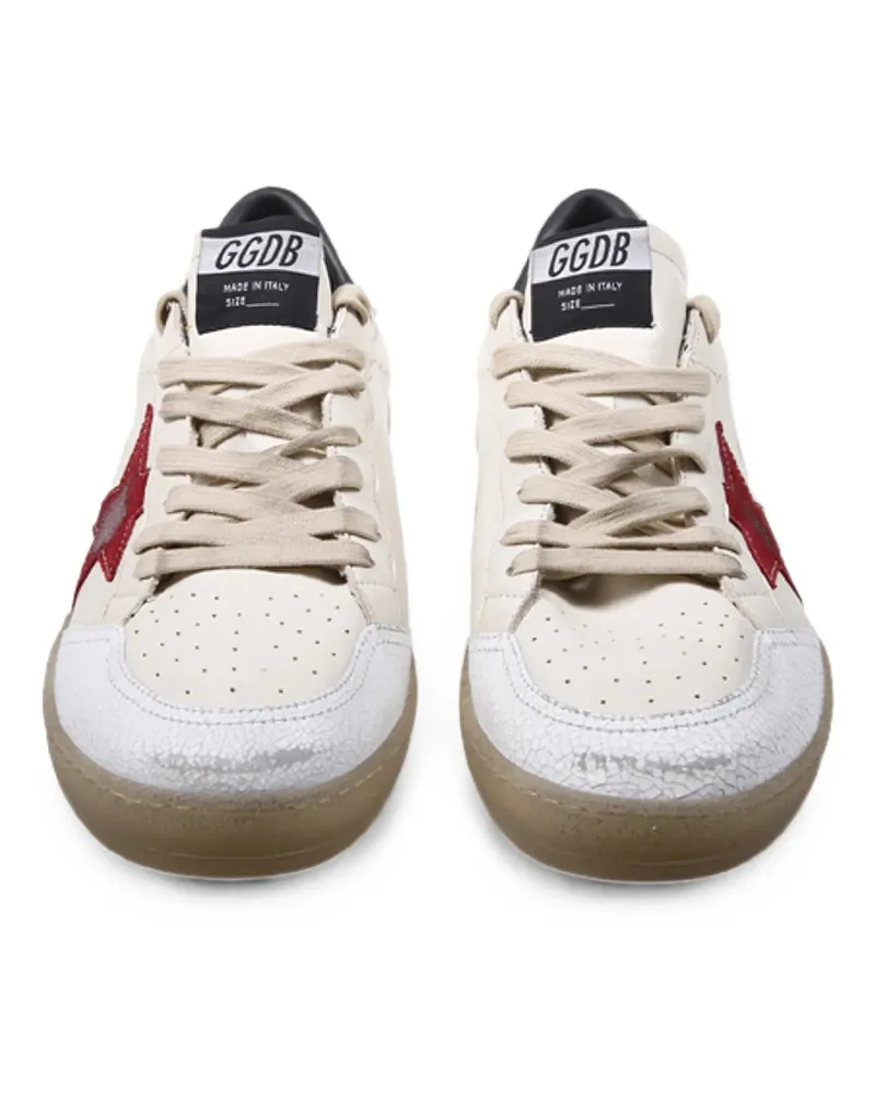 Golden Goose Men's Ball Star Sneakers Aw26 M White