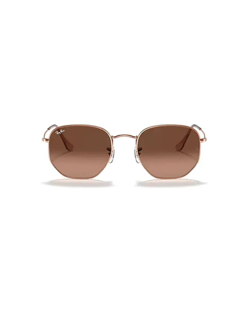 Ray Ban Unisex Sunglasses Brown Gradient Metal Brown