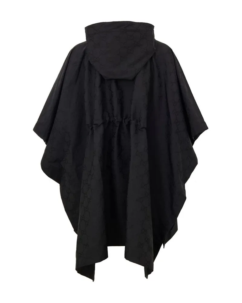 Gucci Men's Black Polyester Trench Coat Clothing Black
