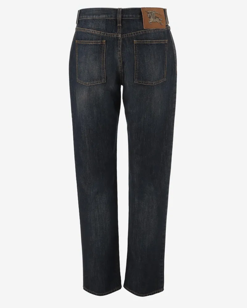 Burberry Women's Jeans Cotton Denim Black Black