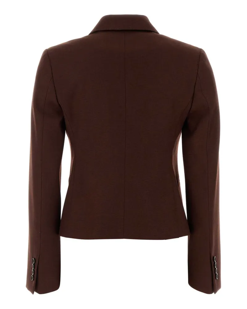 Max Mara Bruciato Blazer — Brown Brown