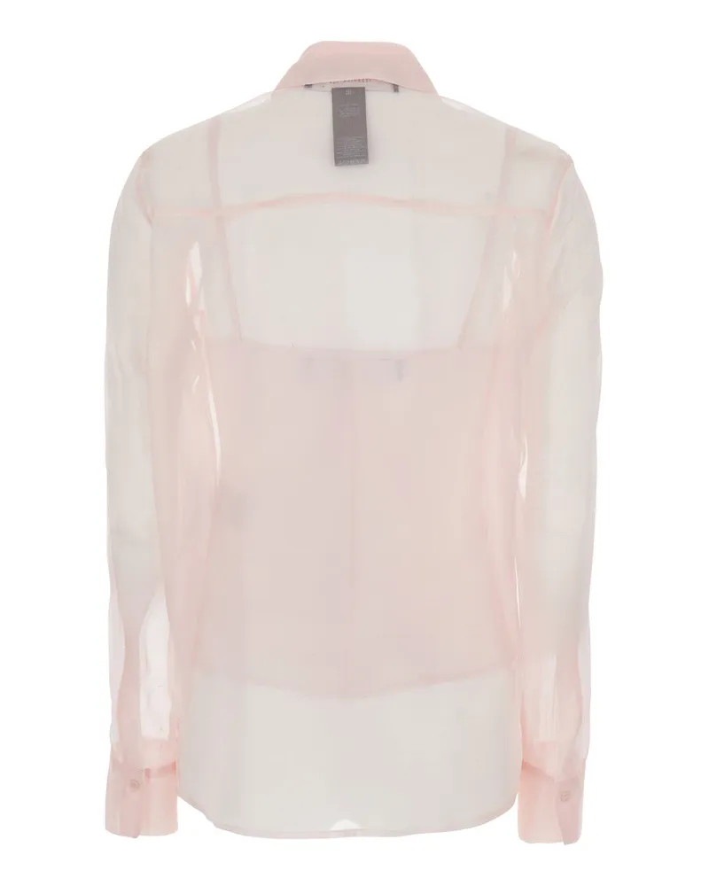 Federica Tosi Women's Silk Shirt Pink Blouses Pink