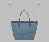 City Shoulder Bag — Denim