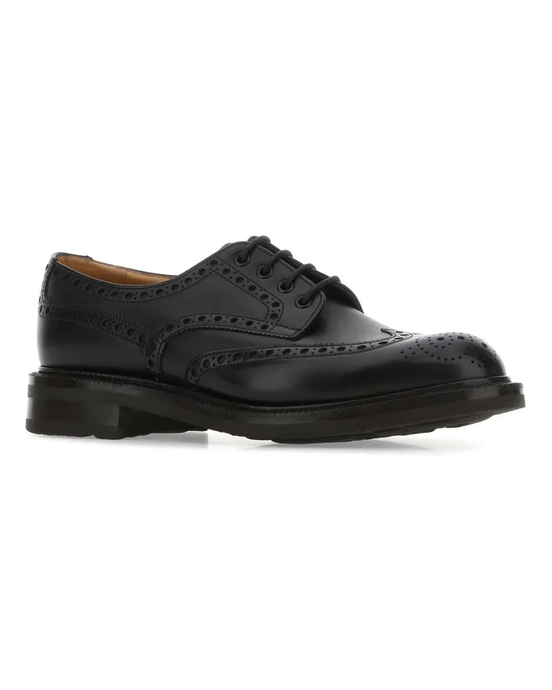 Church's Men's Black Leather Horsham Lace-Up Shoes F0aab Scarpe Stringate Black