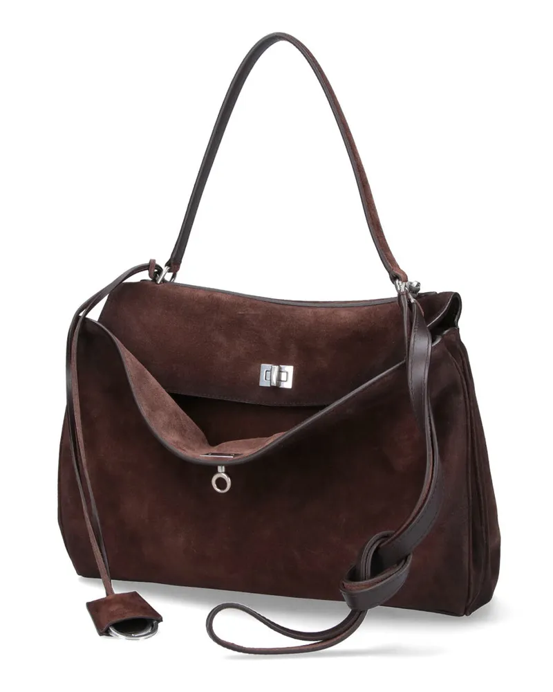 Balenciaga Women's Bags Brown Calf Leather Brown
