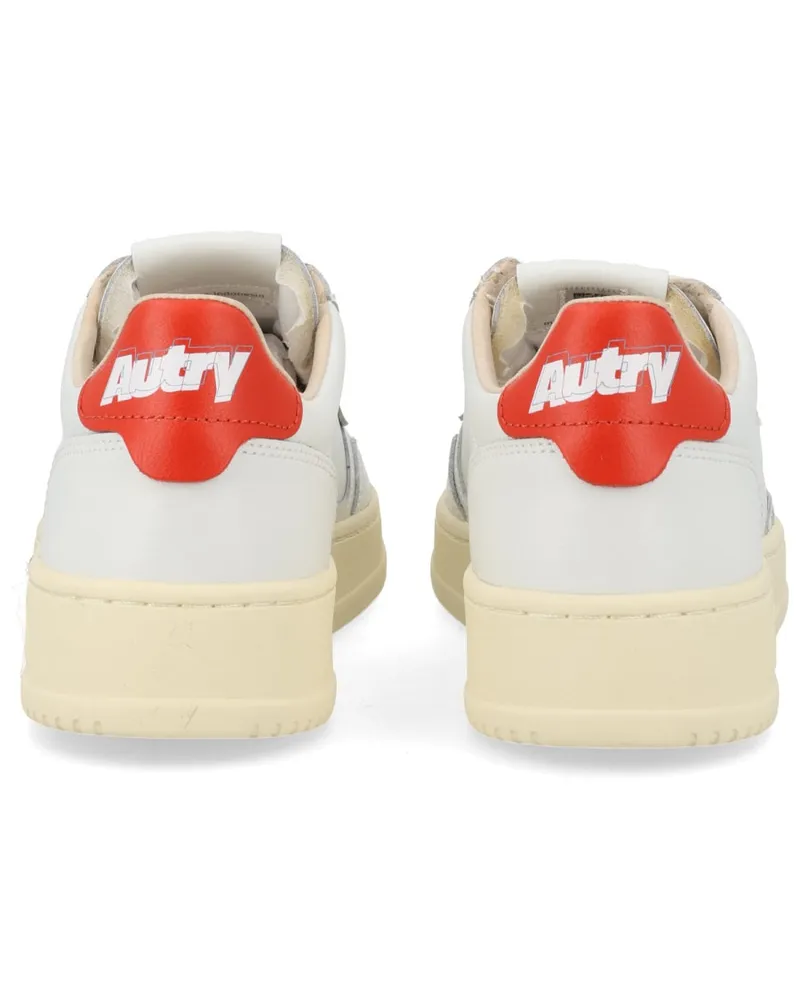 AUTRY Women's Medalist Low Sneaker White Cow Leather Trainers White