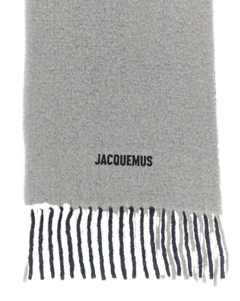 Jacquemus L'Echarpe Moisson Scarf — Gray Gray