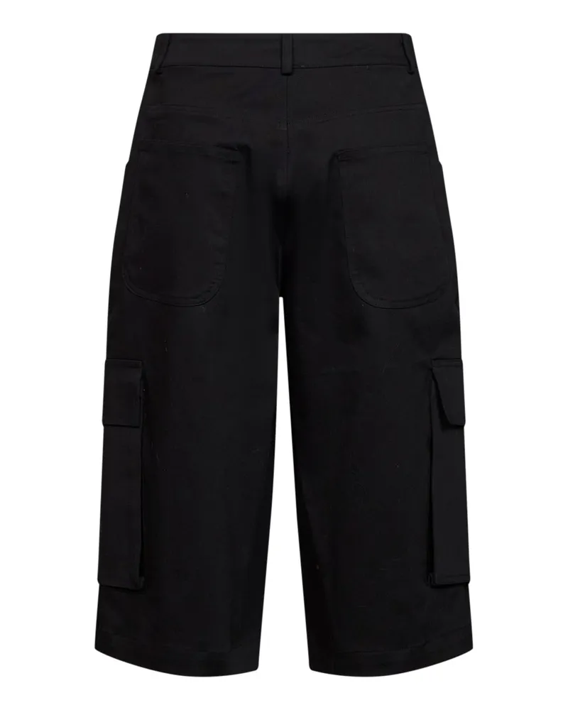 Blanca Women's Bermuda Cargo Shorts Basco Black Cotton Black