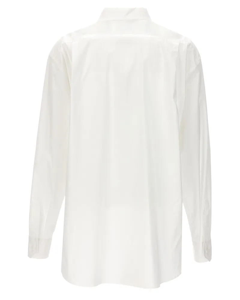 Moschino Women's White Cotton Blouse White