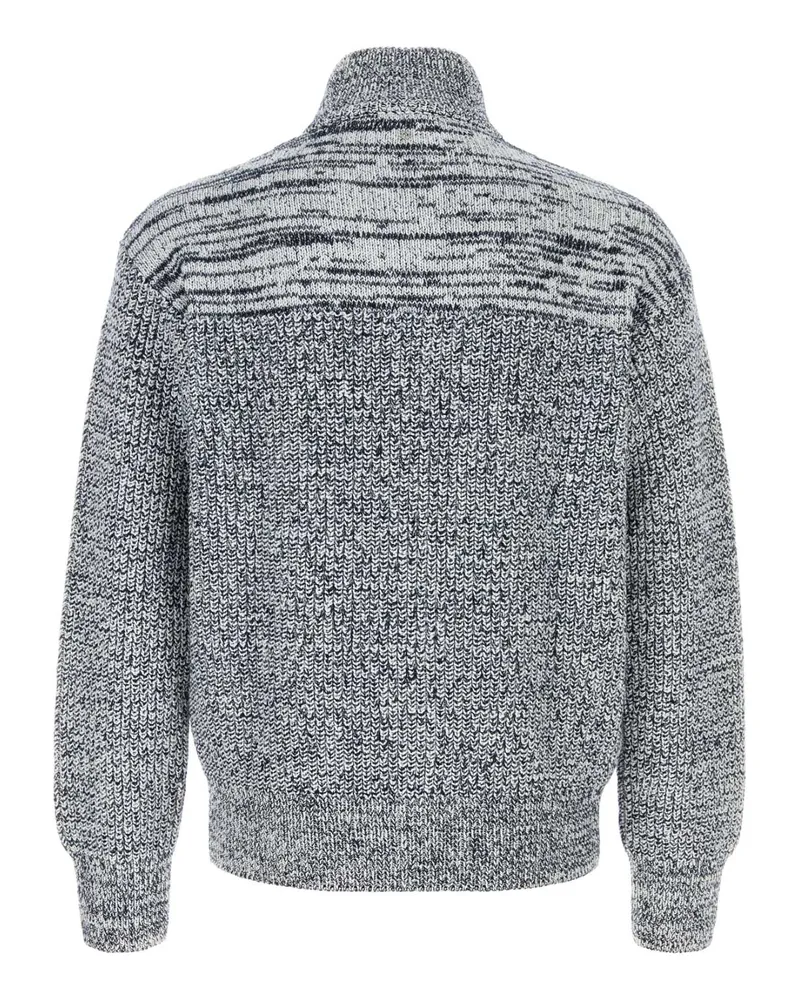Ferragamo 2868245biancon.navy Exterior: Cotton Virgin Wool Giubbini Jacket Gray