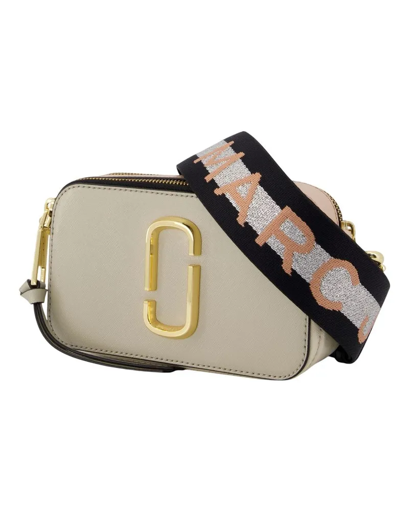 Marc Jacobs Women's The Snapshot Crossbody -  Leather Green Cowhide Bags Crossbodies Beige