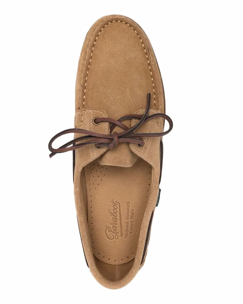 Paraboot Men's Loafers Barth Leather Beige Shoe Accessories Beige