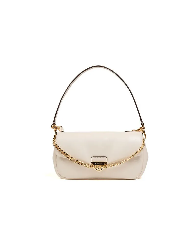 Michael Kors Women's Crossbody Bag Light Cream Polyvinyl Chloride Crossbody-bags Beige