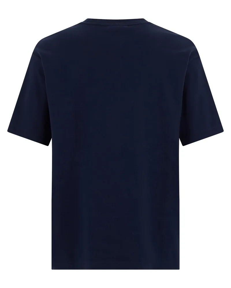 Drôle de Monsieur Men's Cotton T-Shirt Navy T-Shirts And Polos Navy
