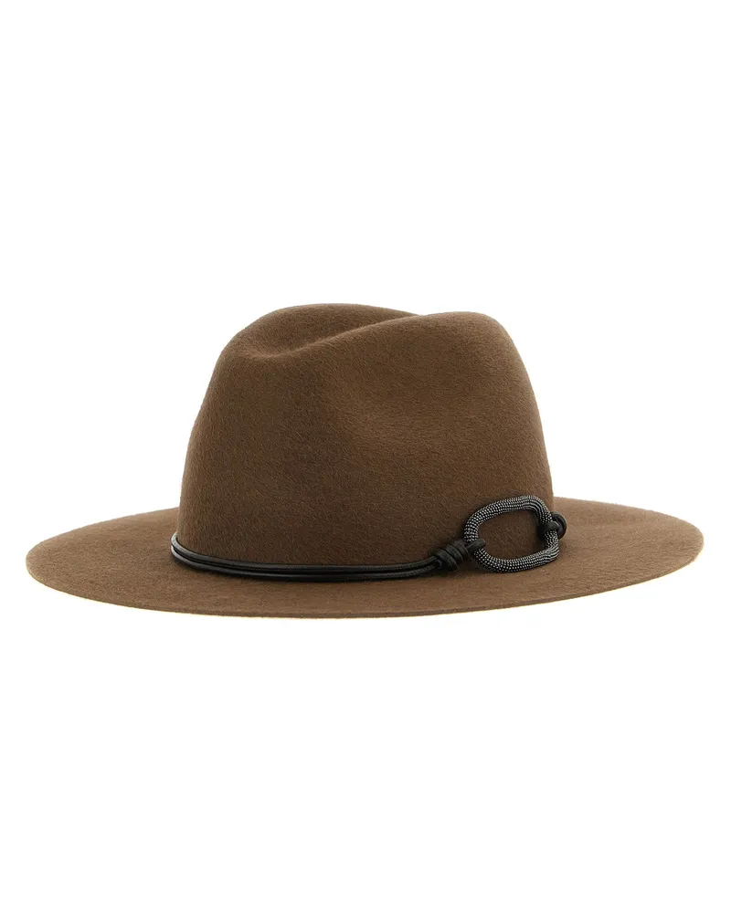 Brunello Cucinelli Fedora — Camel Camel