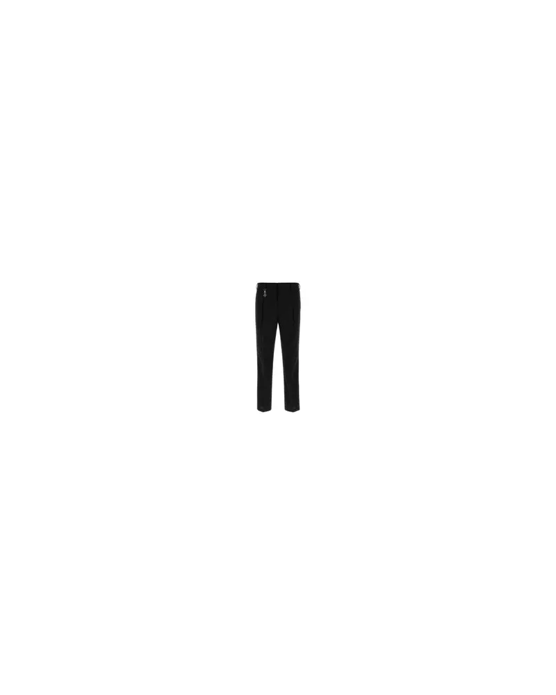 Prada Men's Black Cotton Pant Nero Exterior: Pantaloni Trousers Black