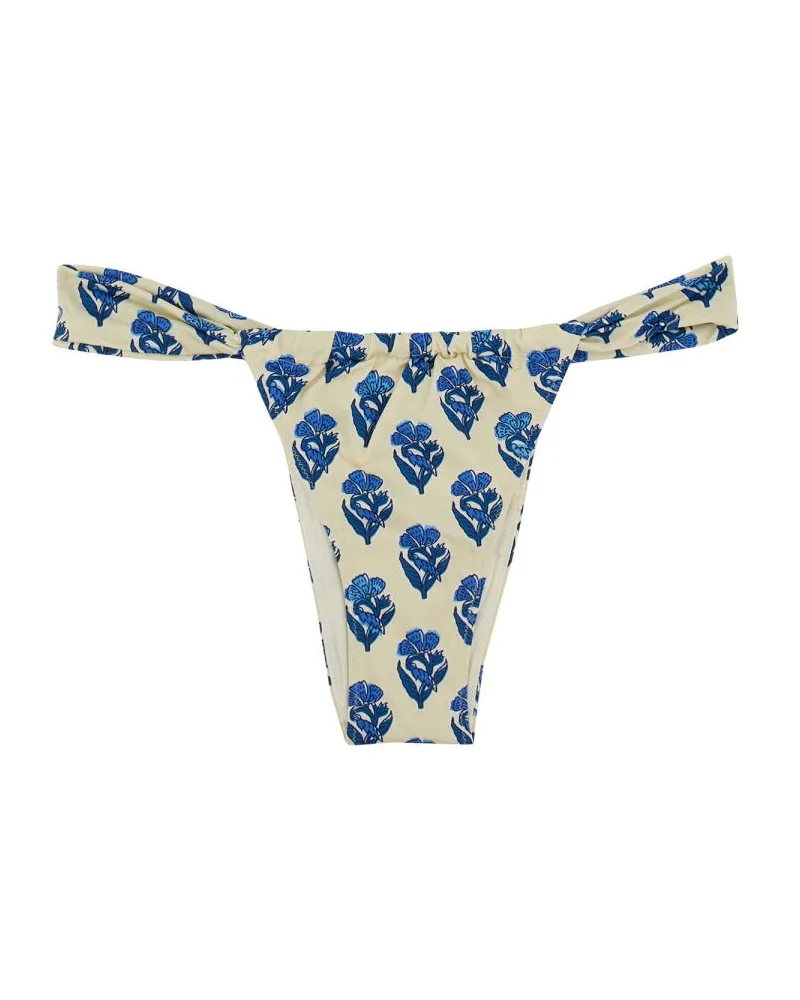 MC2 Saint Barth Noelle Bikini Bottom — Blue Blue