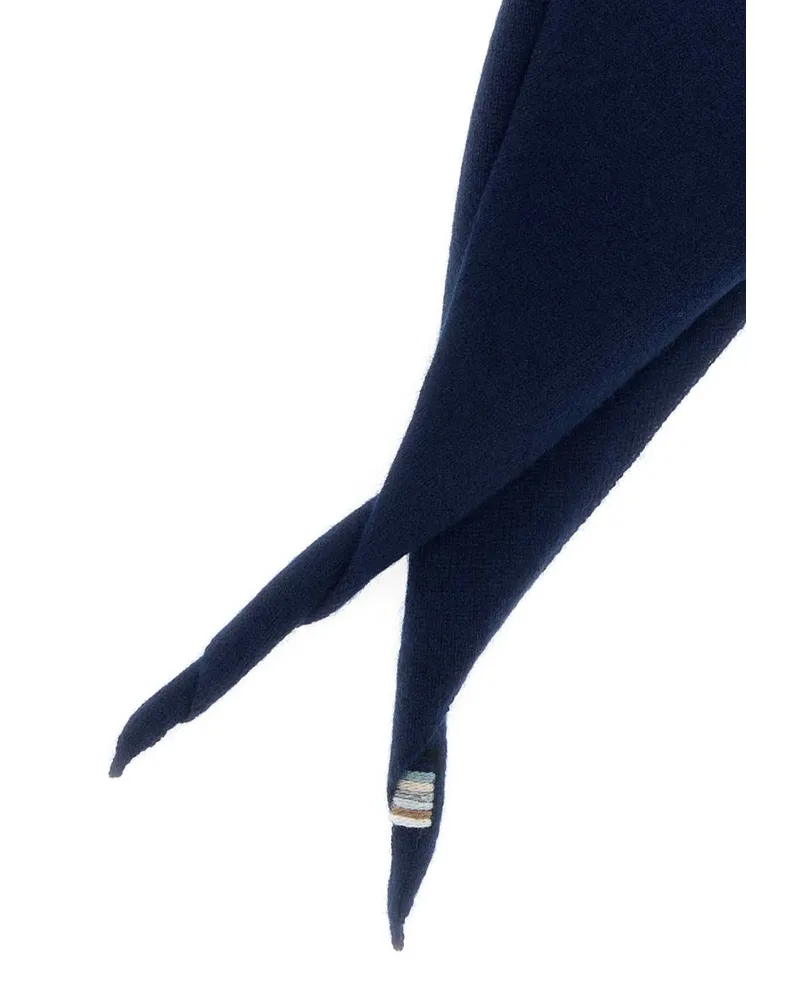 extreme cashmere Women's Navy Blue Cashmere Blend Nâ°35 Foulard Midnight Sciarpe E Scarfs Navy