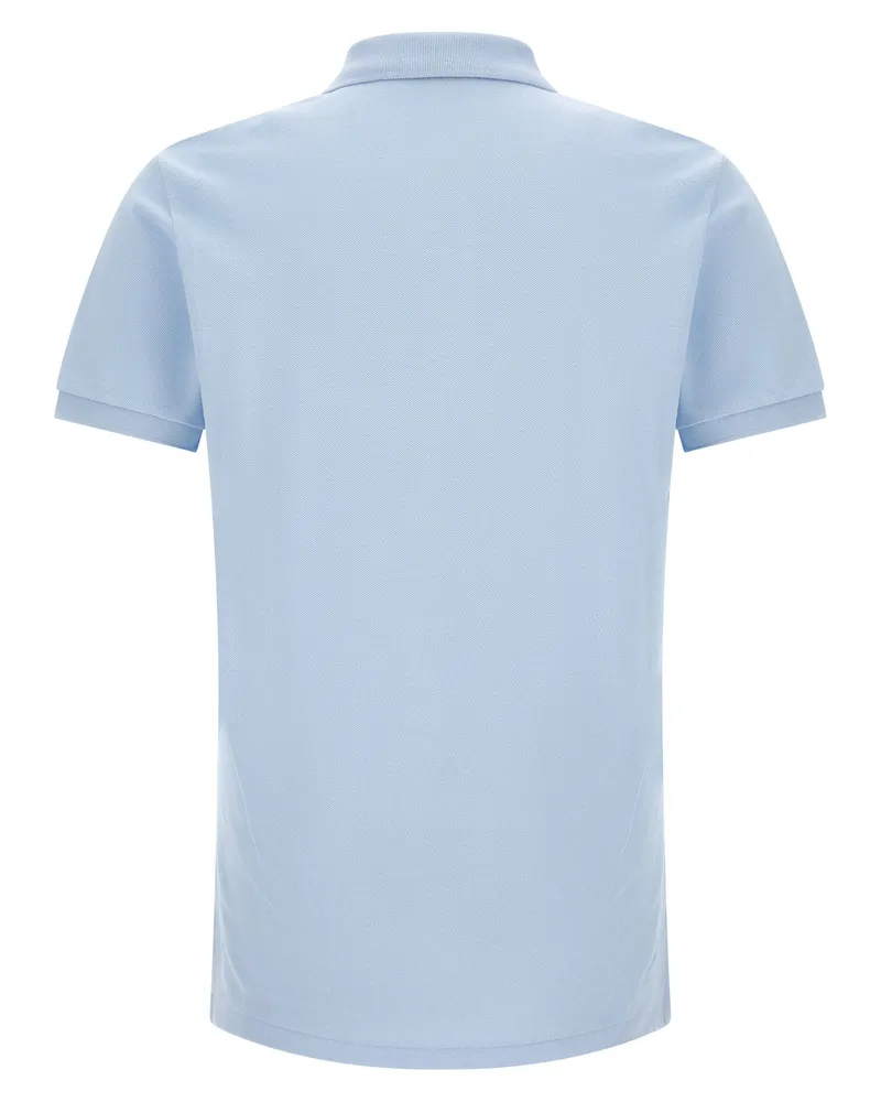 Ralph Lauren Piqué Cotton Polo — light blue Light