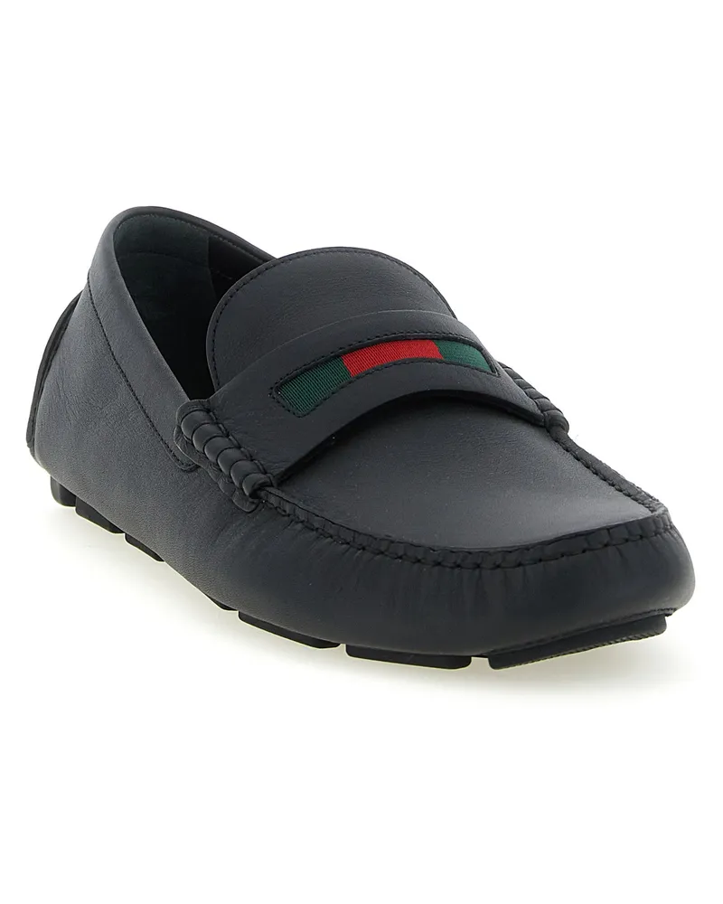 Gucci Driver Loafer — Black Black