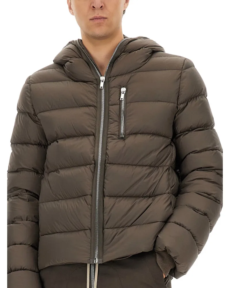 Rick Owens Down Jacket — Gray Gray
