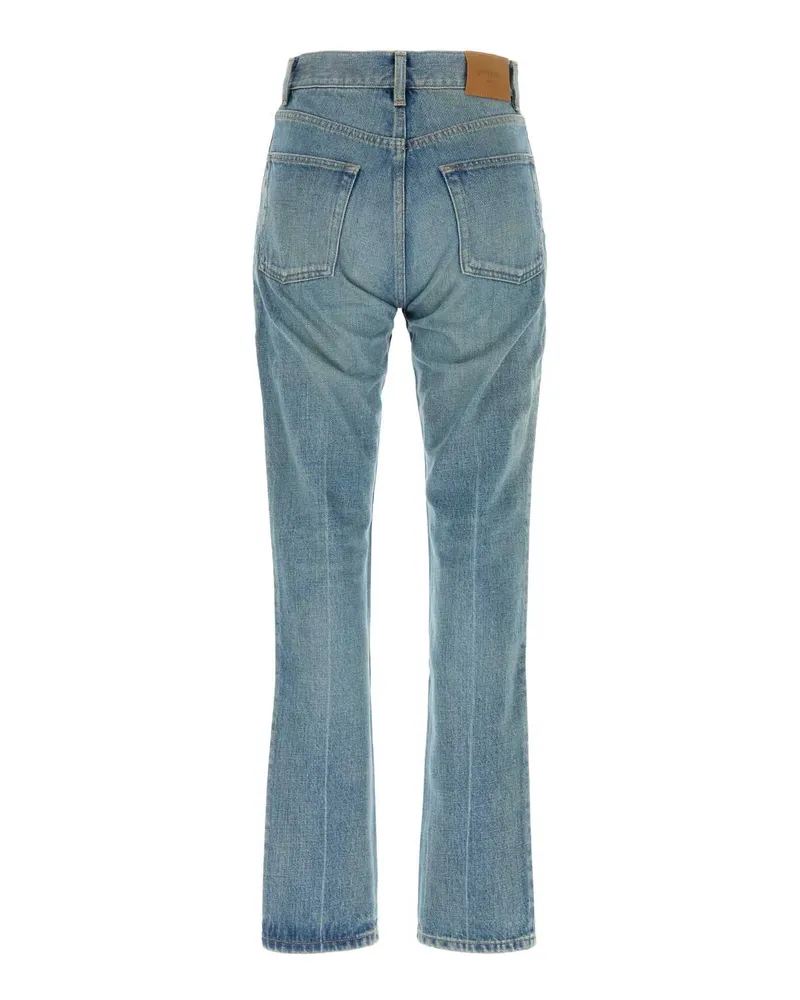 Saint Laurent Authentic Straight Jeans — Blue Blue