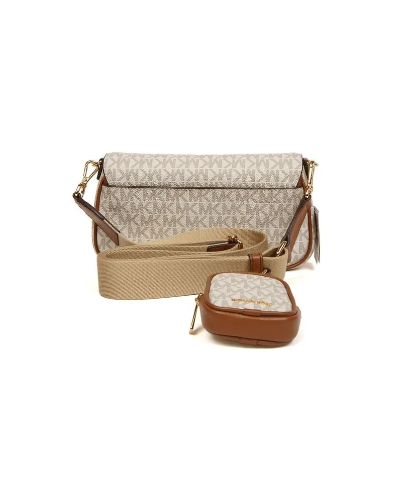 Michael Kors Women's Crossbody Bag Vanilla Leather Crossbody-bags Beige