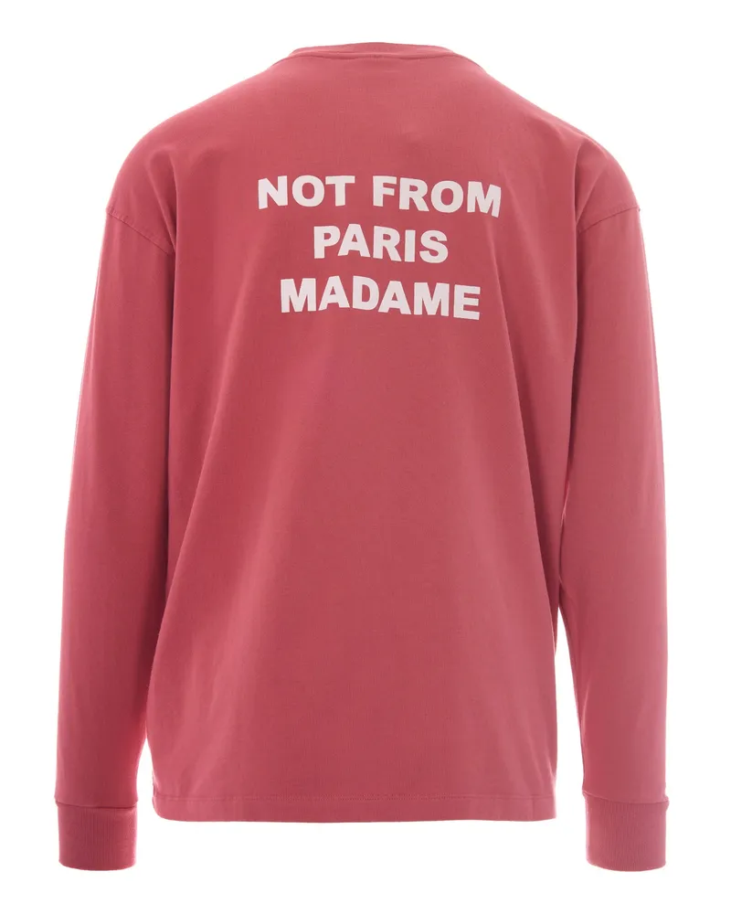 Drôle de Monsieur Men T-Shirt Slogan Blush Pink Cotton T-Shirts And Polos Pink