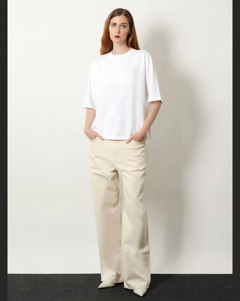 Róhe Women's Cotton Trousers Beige Beige