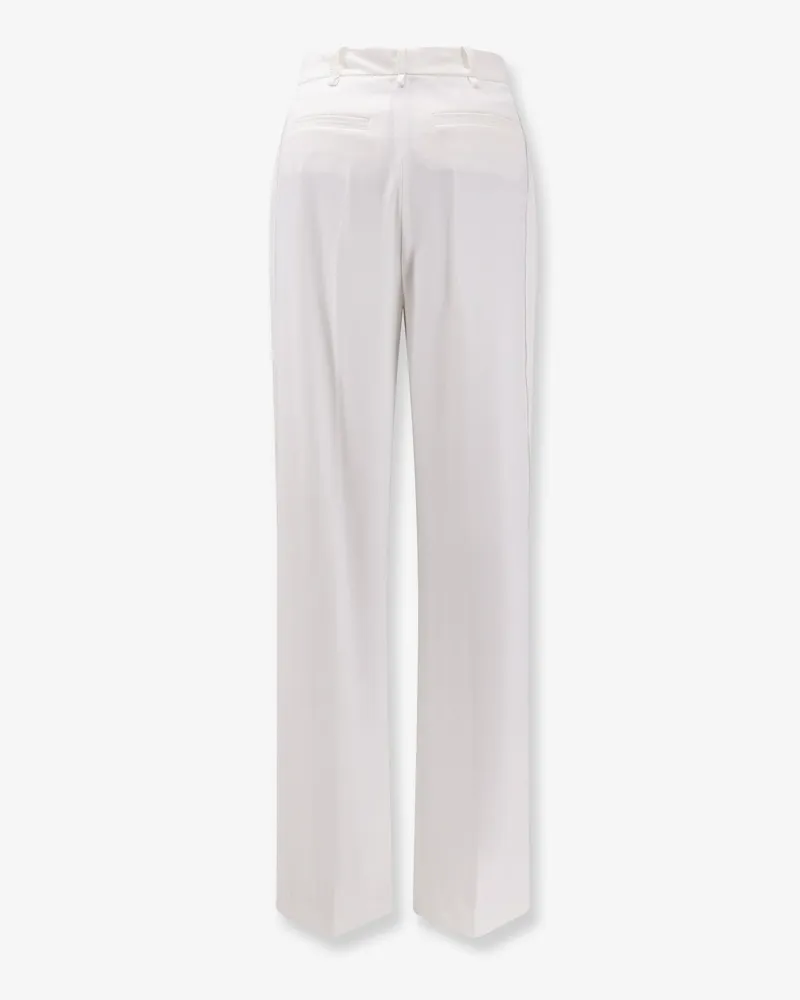Elisabetta Franchi Women's Essentials Stretch Trousers White Polyester White