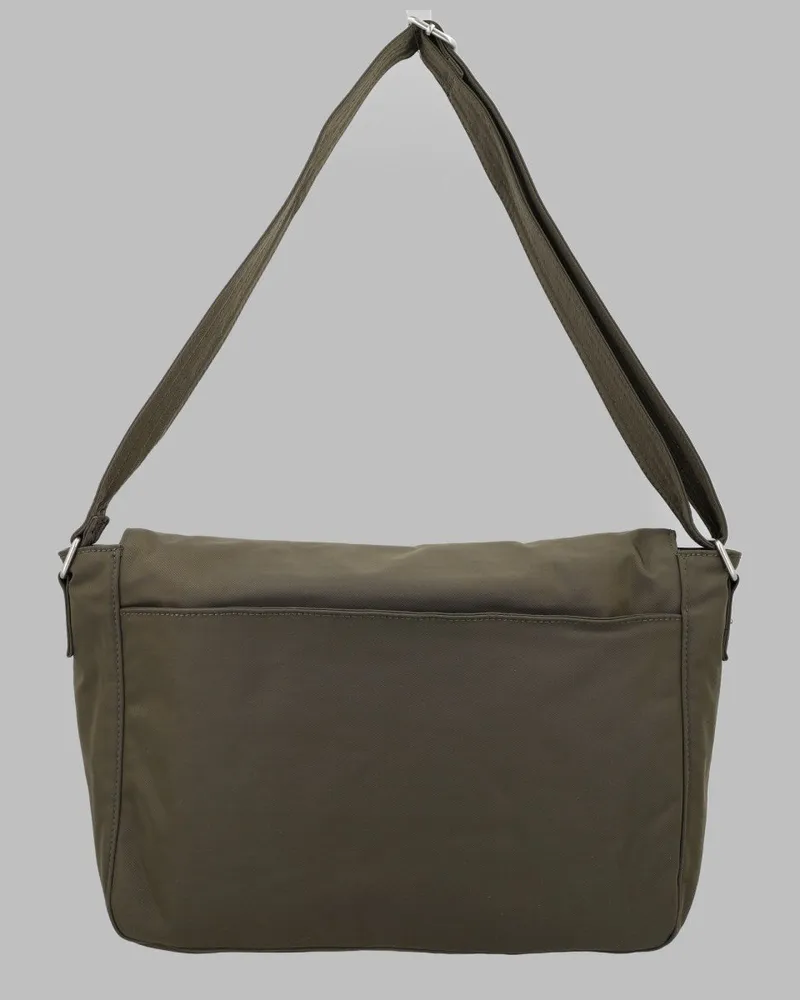 A.P.C. Messenger Archive Shoulder Bag — Green Green