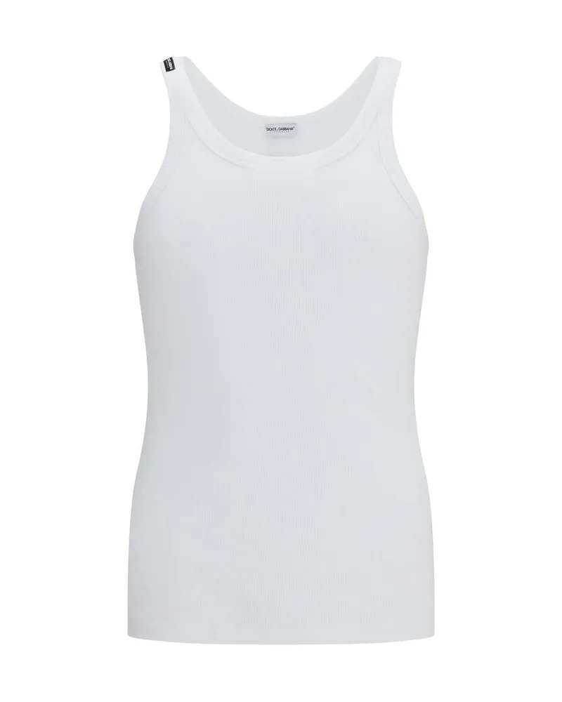 Dolce & Gabbana Marcello Tank Top — White 