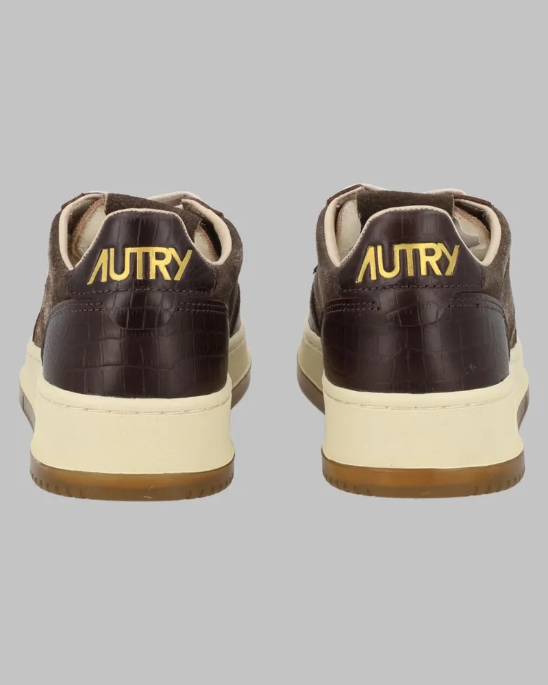AUTRY Medalist Low Sneaker — Brown Brown