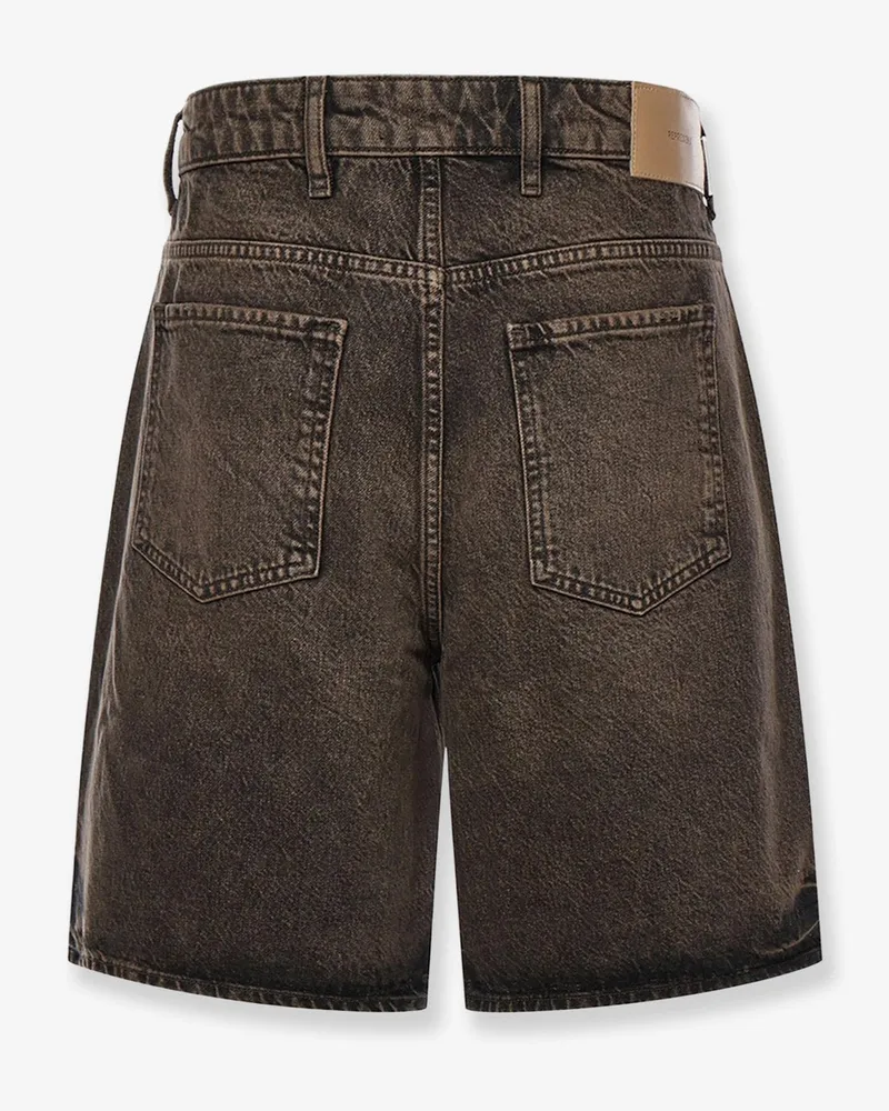 REPRESENT Men's Bermuda Shorts Brown Cotton Brown