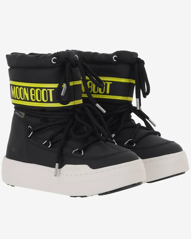 Moon Boot Nylon Winter Boots — Black Black