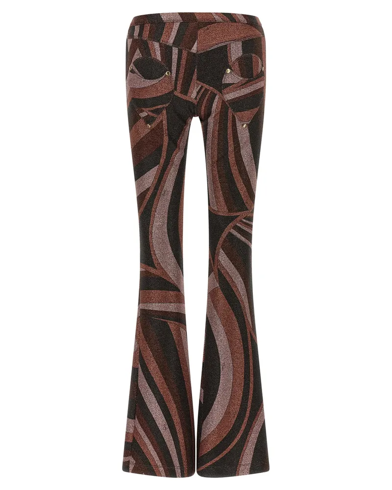 Emilio Pucci Iride Trousers — Brown Brown