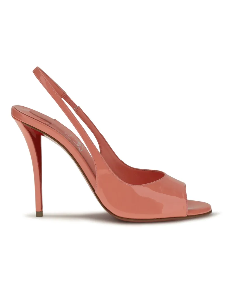 Christian Louboutin Women's Pumps Sofia Z Patent Calf Leather Grapefruit-Lin Grapefruit Grapefruit/lin High Heel Shoes Grapefruit