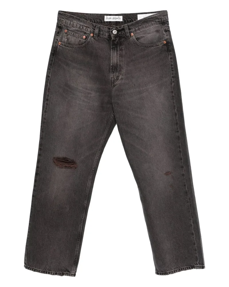Our Legacy Third Cut Jeans — Charcoal Charcoal