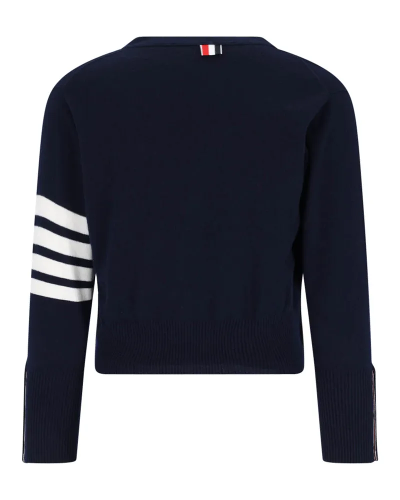 Thom Browne Men's Sweaters Blue Cashmere Navy
