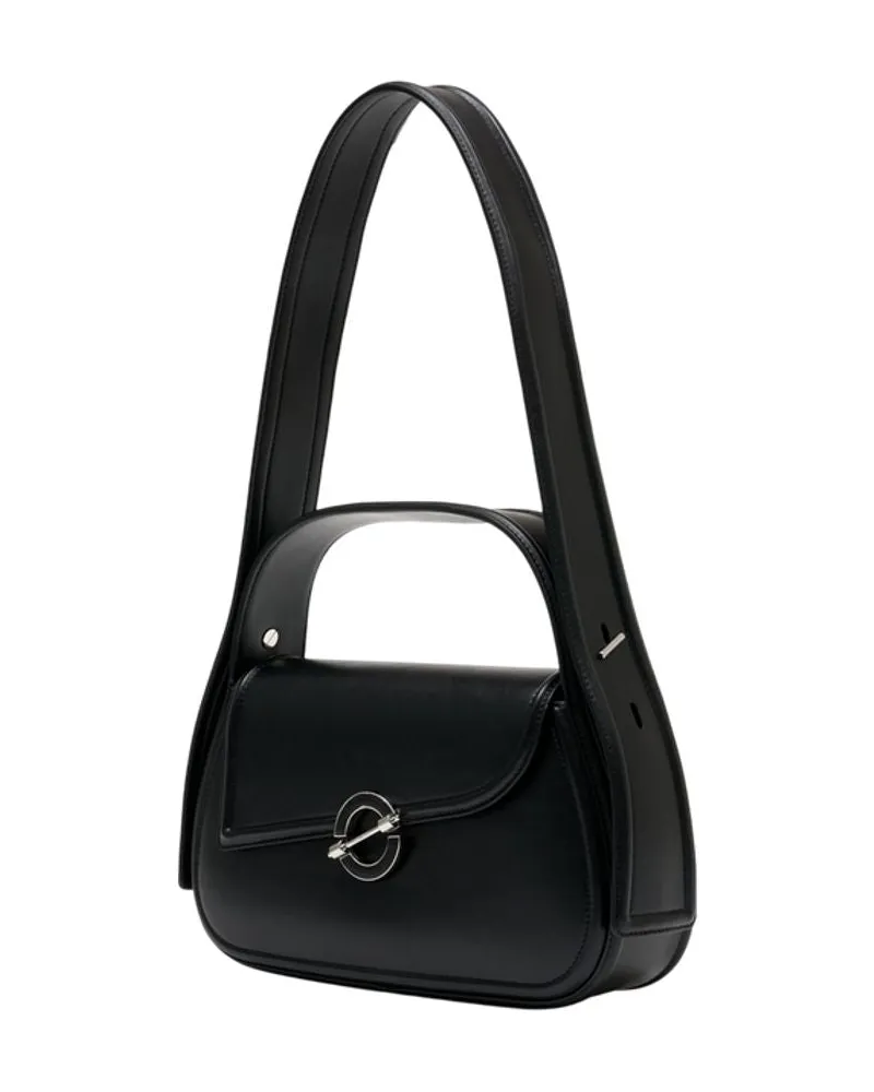 Samsøe & Samsøe Women's Sahero Handbag 15944 - Samsøe Leather Black Calfskin Bags Handbags-Purses Black