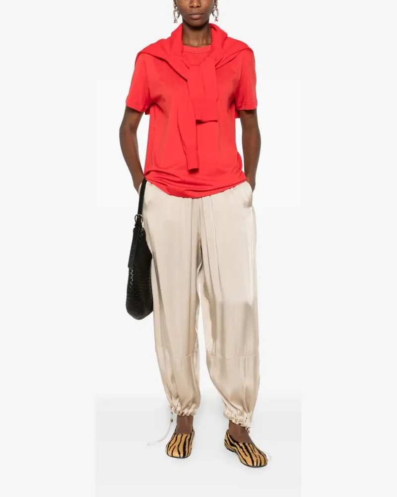 Fabiana Filippi Women's Crew-Neck T-Shirt Aw25 W Red