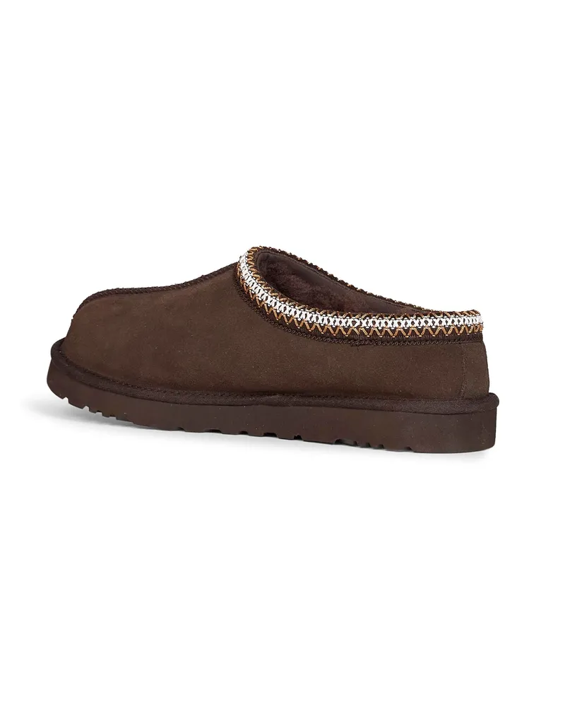 UGG Men's Mules Tasman Ii Dusted Cocoa Brown Calf Leather Sandal Brown