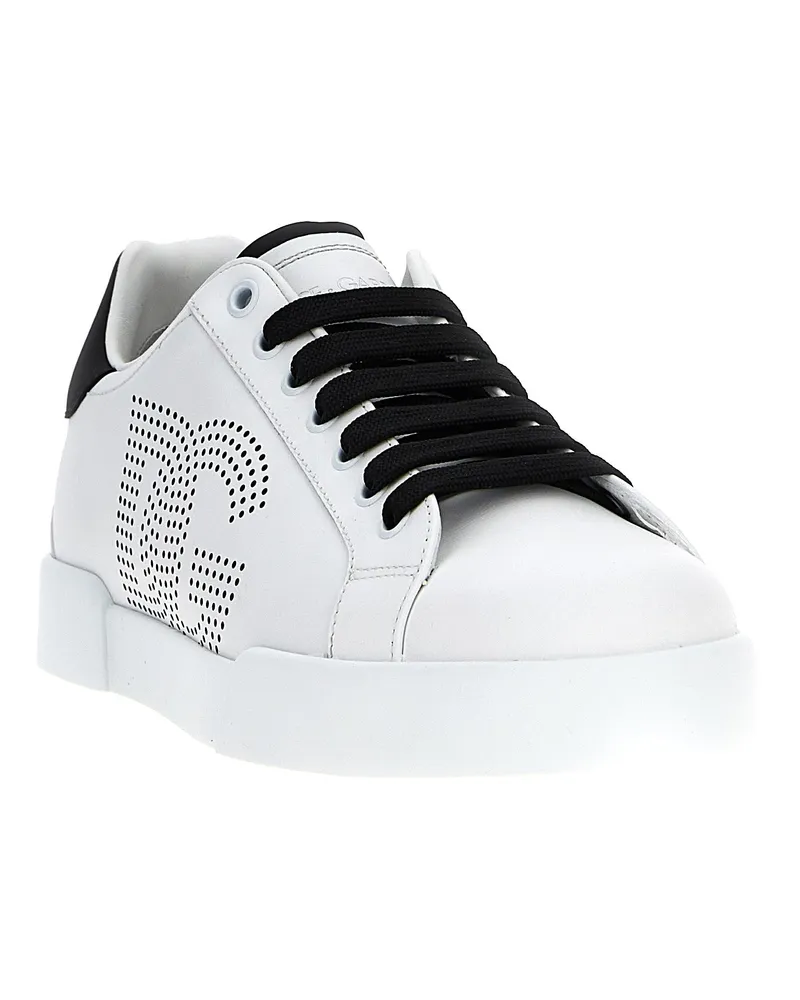 Dolce & Gabbana Portofino Sneaker — White White